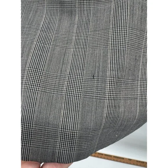 Christian Dior Vintage Men 48L Suit Jacket Coat Blazer Plaid Parisian Luxury Ivy - Picture 10 of 16